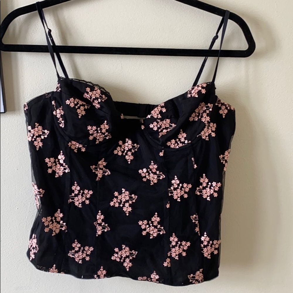 Floral Corset Top